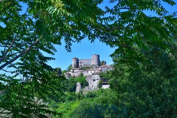 Wall Mural - The Italian village of Vairano Paterona in Campania.