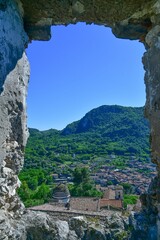 Wall Mural - The Italian village of Vairano Paterona in Campania.