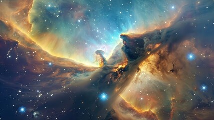 Wall Mural - Spectacular Horsehead Nebula in Orion - Deep Space Exploration and Astronomy Concept
