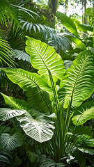 Dieffenbachia seguine, dumbcane, or tuftroot or 