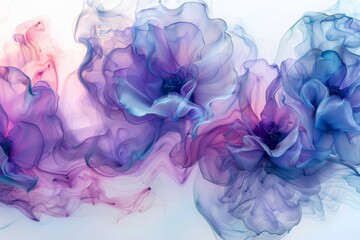 Sticker - Abstract Floral Artwork