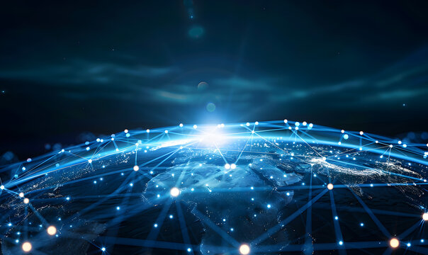 graphic backgrounds related to technology, communication, and the internet