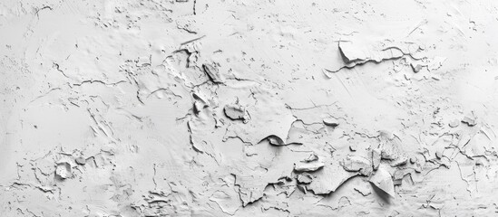 Fototapete - Cement wall background with a white polish mortar texture ideal for adding text or graphics with copy space image