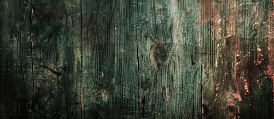 Wall Mural - Grunge wood texture with abstract features on a copy space image