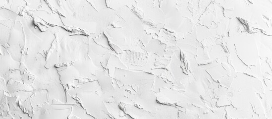 Leinwandbilder - White cement wall texture background for banner design in your work concept with a blank area for text ideal as a copy space image