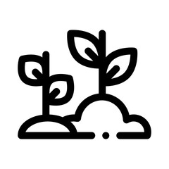 Wall Mural - Sprout line icon