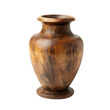 © id512 - handcrafted wooden vase with smooth finish isolated on transparent or white background, clipping path, cut out, PNG