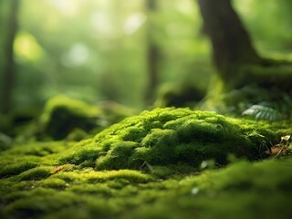 moss on the ground