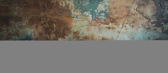Poster - Wooden board with a box on top against a wallpaper backdrop for educational or business pictures featuring a copy space image for product or package presentations