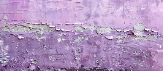 Aufkleber - Close up of a textured shabby purple wall with copy space image