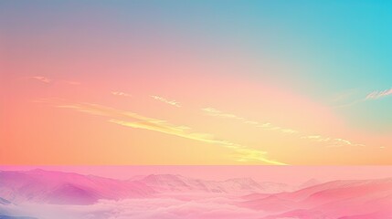 A beautiful sky with a pink and blue sunset