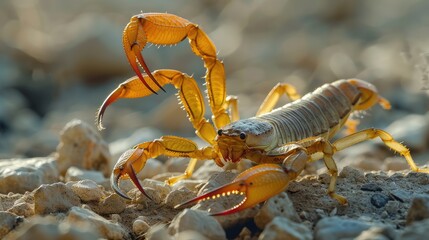 Poster - crab on the beach