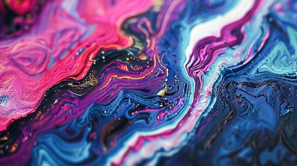 Wall Mural - Abstract Swirling Colors Background