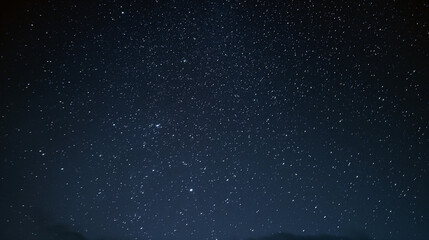 Wall Mural - A dark sky with many stars