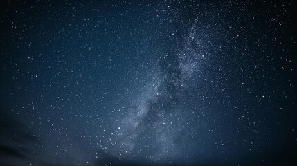 Wall Mural - the sky is filled with stars and the milky way
