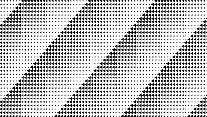 Poster - black and white halftone pattern. with triangles shape for backgroud design and jersey printing. vec