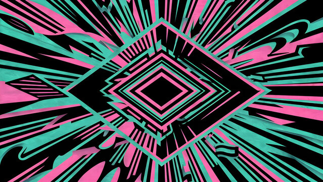 Vibrant Past Modern Future A Neo Brutal Illustration