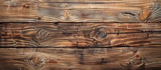 Poster - texture of wooden plank with copy space image