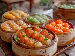 Wall Mural - Delicious Steamed Dumplings