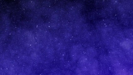animated dark night sky background with glowing stars. the milky way moving across the night sky.