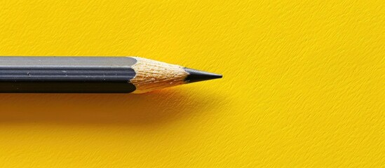 enhance efficiency by writing with a pencil on a yellow background with adequate copy space for imag