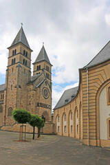 Poster - Main Square in Echternach in Luxembourg	