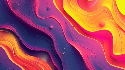 Wall Mural - a colorful background with a wavy design