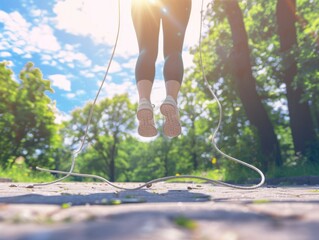 Poster - Jumping Rope in the Park