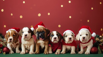 Poster - group of puppies