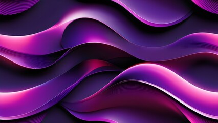 Wall Mural - abstract magenta to deep purple wave 