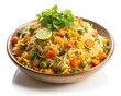 © Tmack - indian traditional food bowl of vegetable biryani with colorful vegetables