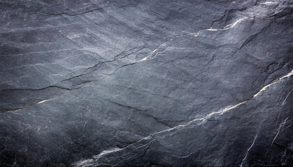 Wall Mural - Dark grey slate like marble texture wall tile sample