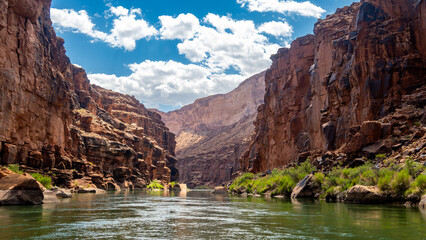 river in the mountains