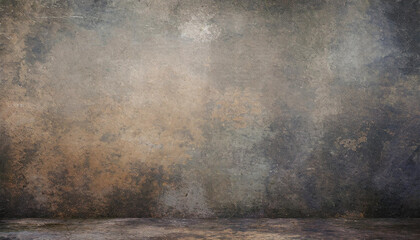 Wall Mural - Aged abstract background with a dark grunge texture