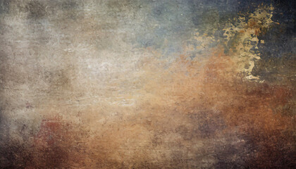 Wall Mural - Aged abstract background with a dark grunge texture