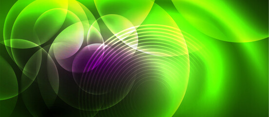 Poster - Shiny color neon glowing design. Vector Illustration For Wallpaper, Banner, Background, Card, Book Illustration, landing page