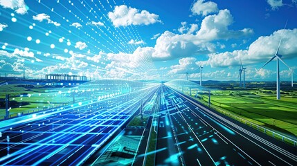 Poster - Digital transformation of transportation and energy sectors towards a sustainable future
