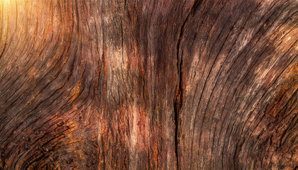 wood decay with wood termites , old grunge dark textured wooden background , the surface of the old 