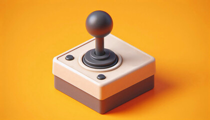 Wall Mural - A Joystick of a vintage arcade videogame - Coin-Op