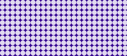 Wall Mural - Purple and white seamless pattern with dots in lines as a background