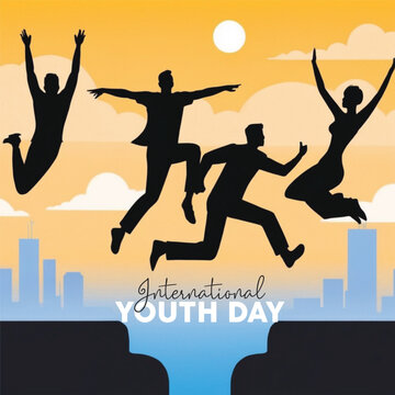 International Youth Day social media post design free download