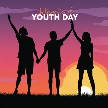 International Youth Day social media post design free download