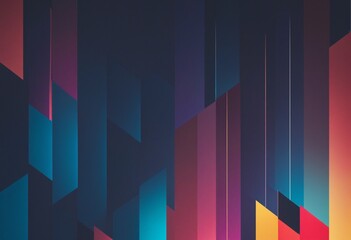 Wall Mural - Colorful gradient geometric background design for modern business templates