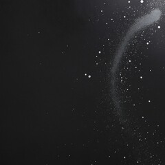 Wall Mural - Grimy black paint stroke vector set for grunge banner design