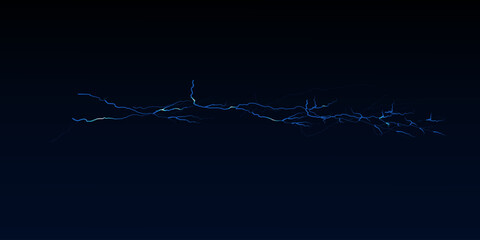 Poster - Light blue isolated vector lightning png. Realistic natural neon lightning effectThunderstorm. Strength Energy charge Thunder. Blitz Lightning Thunder Light Sparks Storm Flash
