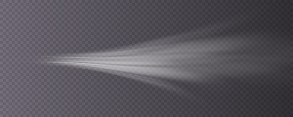 Poster - Stream of fresh wind png. Imitation of the exit of cold air from the air conditioner.
