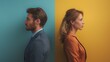 © acnaleksy - Gender Equality, man and woman, Language Communication, business and marketing company communication