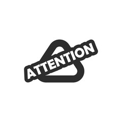 Poster - attention vector icon. set of vector warning signs icons. road signs. inscription warning, danger, a