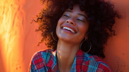 Poster - The Joyful Woman Smiling