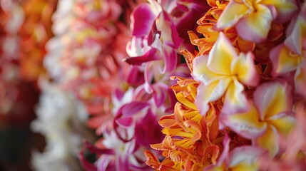 Poster - A close-up shot of a bouquet of colorful flowers